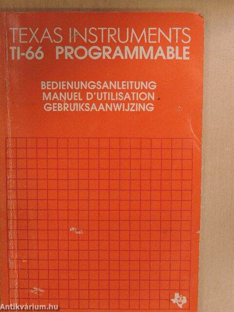 TI-66 Programmable from 1983 