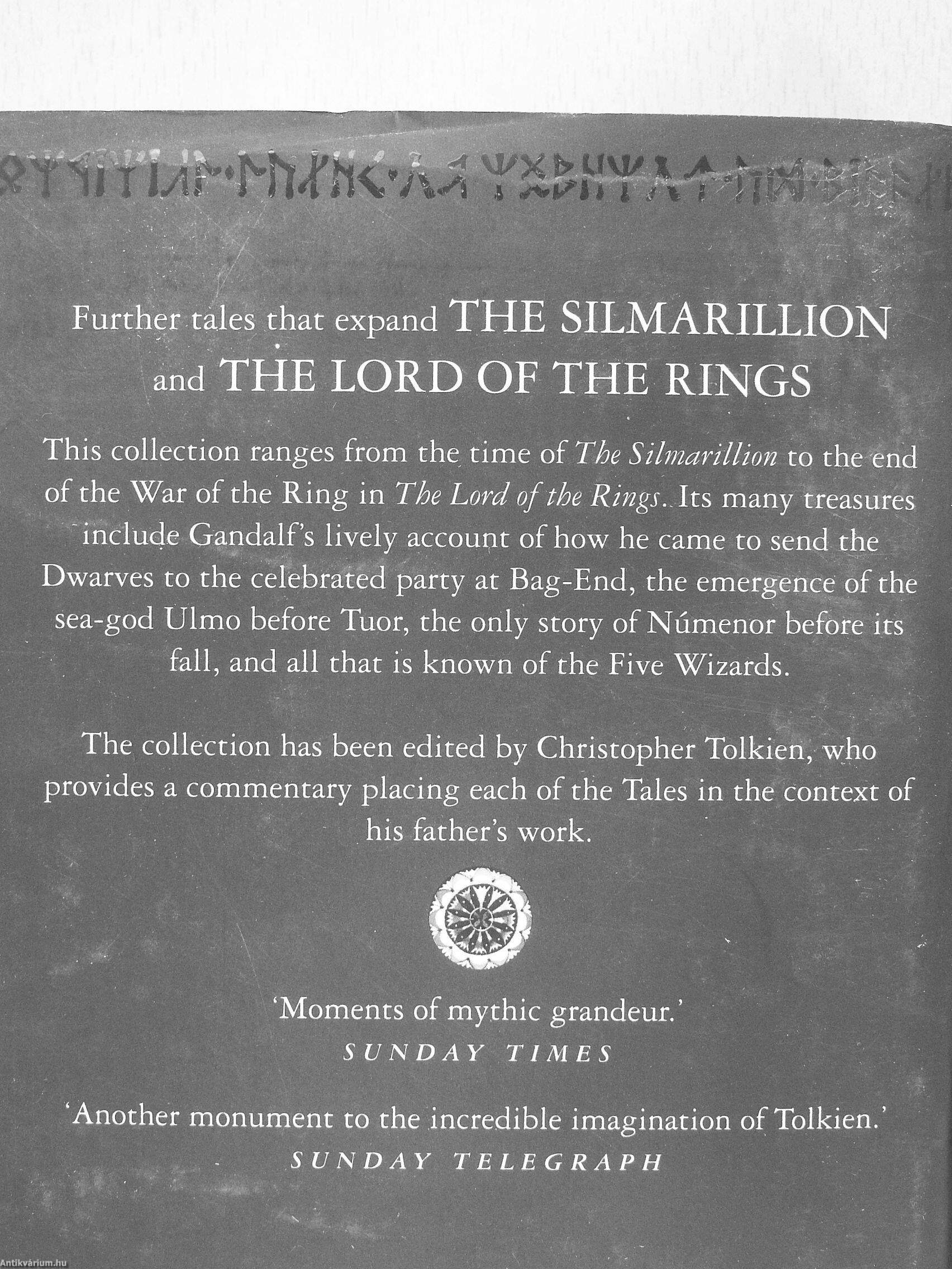unfinished tales of númenor and middle earth
