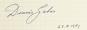 Gábor Dénes professzor által aláírt francia nyelvű autogrammkártya – Aukció – 24. Dedikált könyvek aukciója 2025. 02. 13-23.