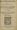 Apophthegmata ex Probatis Graecae latinaeque linguae scriptoribus/Parabolarum sive Similitudinum – Aukció – 29. online aukció - 2026. 03. 12-22.