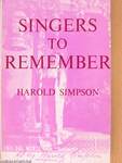 Singers to remember