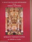 A Magyar Állami Operaház és az Erkel Színház bérleti tájékoztatója az 1988/89-es évadra