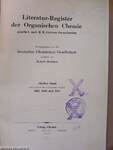 Literatur-Register der Organischen Chemie geordnet nach M. M. Richters Formelsystem V.