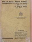 A M. Kir. József Nádor Műszaki és Gazdaságtudományi Egyetem Tájékoztatója az 1940/41. tanév első félévére