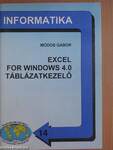 Excel for Windows 4.0 táblázatkezelő