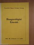 Hungarológiai Értesítő 1981/1-4.