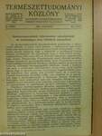 Természettudományi Közlöny 1926. január-december I-II.