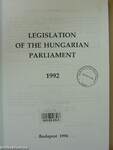 Legislation of the Hungarian Parliament 1992