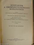 Természettudományi Közlöny 1927. január-december/Pótfüzetek a Természettudományi Közlönyhöz 1927. január-december