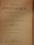 Magyar Könyv-szemle 1892/1893.