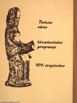 Túrkeve város közművelődési programja 1979. szeptember