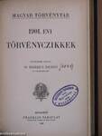 1901. évi törvényczikkek