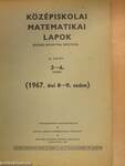 Középiskolai matematikai lapok 1967/8-9.