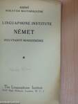 Kisérő nyelvtani magyarázatok a Linguaphone Institute német nyelvtanító rendszeréhez