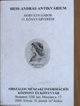 Hess András Antikvárium - Horváth Gábor 13. könyvárverése