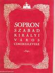 Sopron szabad királyi város címereslevele 1840