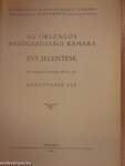 Az Országos Mezőgazdasági Kamara évi jelentése az 1930. évi június hó 26.-iki közgyűlése elé