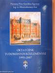 Oktatóink tudományos közleményei 1995-2007