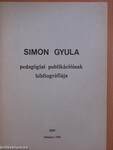 Simon Gyula pedagógiai publikációinak bibliográfiája