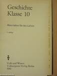 Geschichte Klasse 10