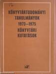 Könyvtártudományi tanulmányok 1973-1975