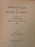 Subject Guide to Books in Print 1961