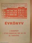 Évkönyv a budapesti I. István Gimnázium 1985-86. évi 84. tanévéről