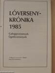 Lóversenykrónika 1985