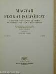 Magyar Fizikai Folyóirat XX. kötet 1. füzet