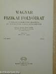 Magyar Fizikai Folyóirat XIX. kötet 4. füzet