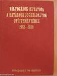 Változások mutatója a hatályos jogszabályok gyűjteményéhez 1988-1989