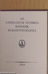 Az Athenaeum Nyomda második rekonstrukciója (minikönyv) (számozott)