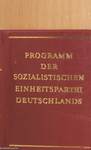 Programm der Sozialistischen Einheitspartei Deutschlands (minikönyv)