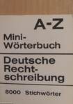 Deutsche Rechtschreibung A-Z Mini-Wörterbuch (minikönyv)