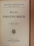 1922. évi törvénycikkek