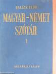 Magyar-német szótár I. (töredék)