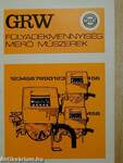 GRW-Folyadékmennyiségmérő műszerek