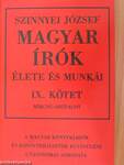 Magyar írók élete és munkái IX. (töredék)