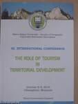 III. International Conference the Role of Tourism in Territorial Development