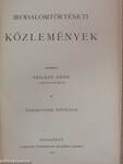 Irodalomtörténeti Közlemények 1900-1901.