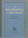 A Magyar Dolgozók Pártja III. kongresszusának rövidített jegyzőkönyve