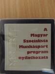 A Magyar Szocialista Munkáspárt programnyilatkozata (minikönyv) (számozott) - Plexi dobozban