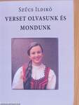 Verset olvasunk és mondunk