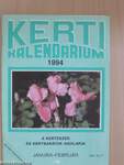 Kerti Kalendárium 1994. január-február