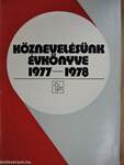 Köznevelésünk évkönyve 1977-1978