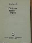 Dictionar roman-englez