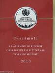 Beszámoló az állampolgári jogok országgyűlési biztosának tevékenységéről 2010 - CD-vel