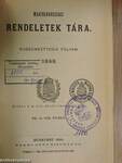 Magyarországi rendeletek tára 1888. VII-VIII.