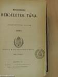 Magyarországi rendeletek tára 1891. VIII.