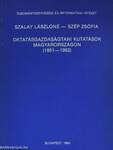 Oktatásgazdaságtani kutatások Magyarországon (1951-1982)